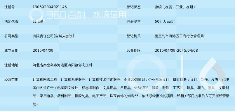 秦皇岛慕辰网络科技有限公司_360百科