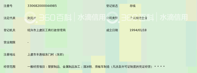 上虞市丰惠兴盛塑胶五金厂