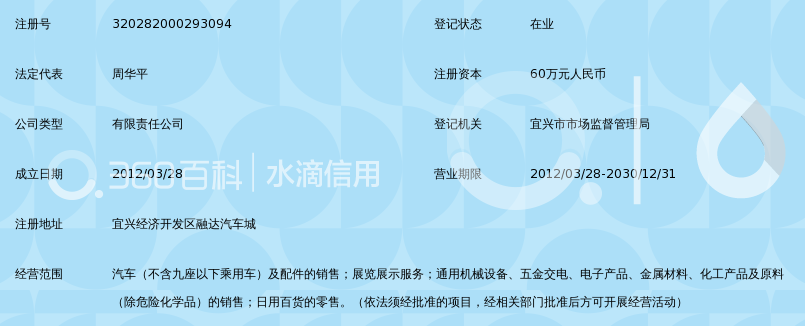 宜兴超通汽车销售服务有限公司_360百科