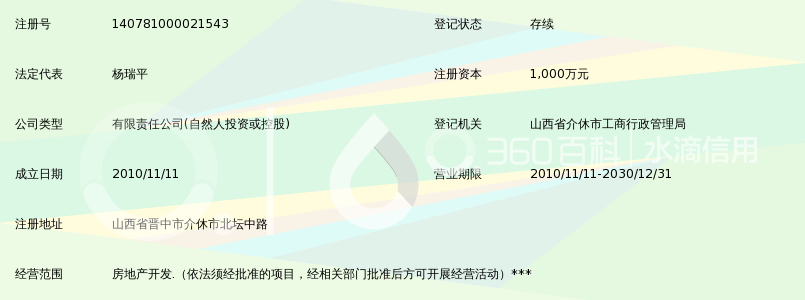 介休市华润房地产开发有限公司_360百科