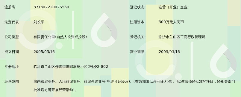 临沂康辉国际旅行社有限公司