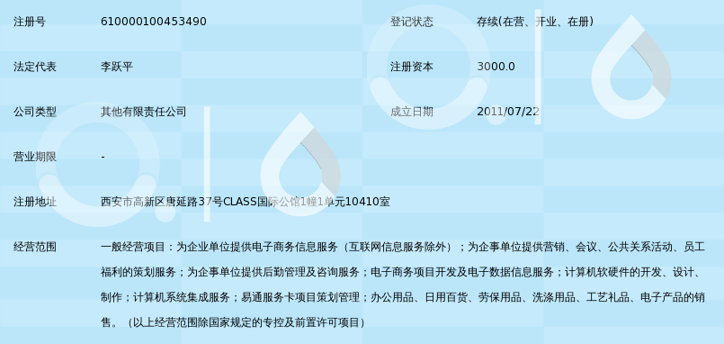 陕西易通商联网络支付科技有限公司_360百科