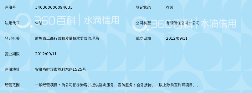 蚌埠市国际旅行社有限责任公司胜利东路营业部