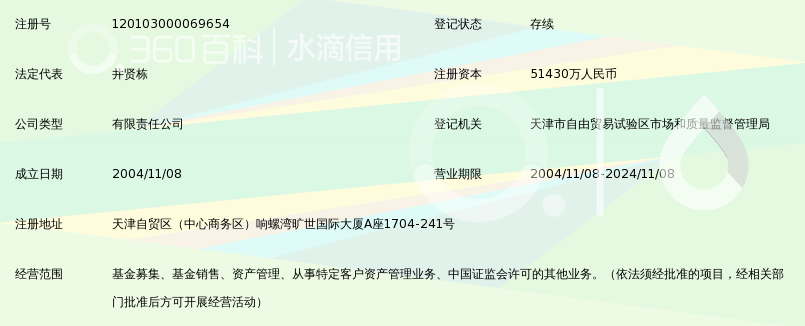 天弘基金管理有限公司