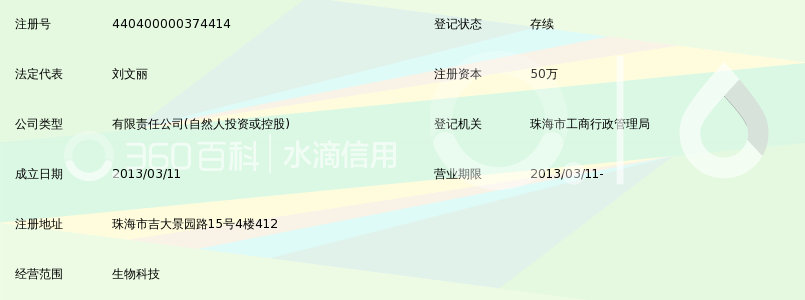 珠海樱草园生物科技有限公司_360百科