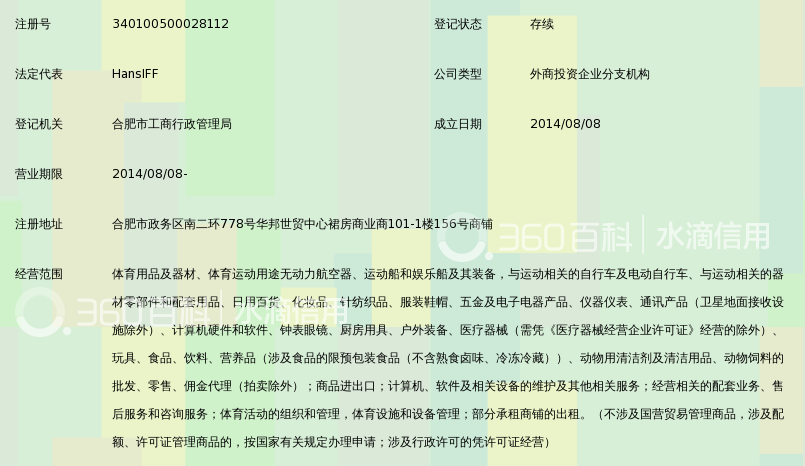 迪卡侬(上海)体育用品有限公司合肥天鹅湖分公