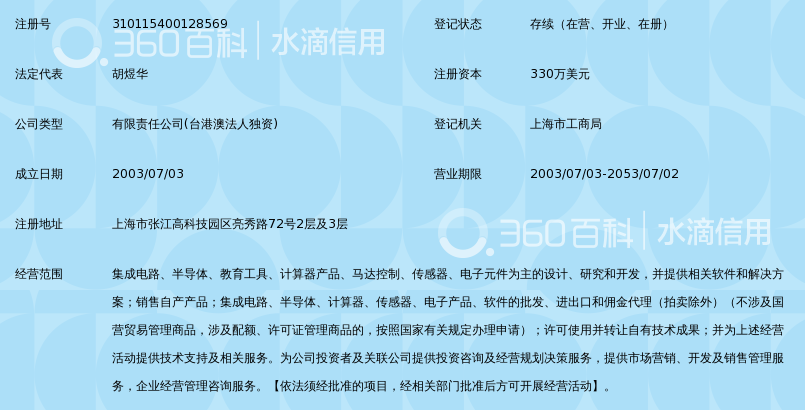 德州仪器半导体技术(上海)有限公司_360百科