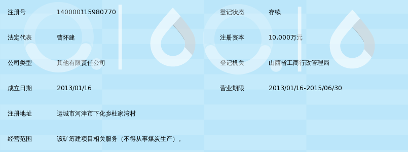 霍州煤电集团河津腾晖煤业有限责任公司_360