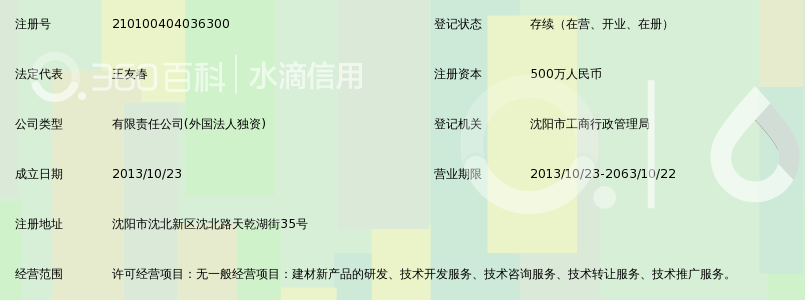 吉林亚泰集团沈阳建材技术研发有限公司_360