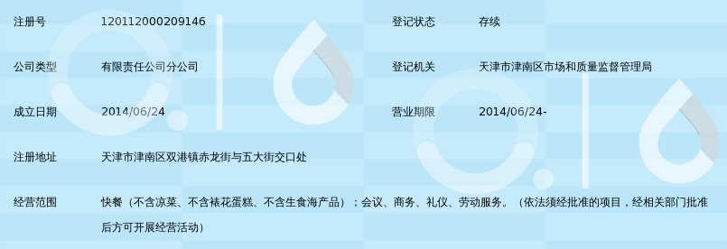 天津市月坛食汇快餐连锁有限公司赤龙街店_3