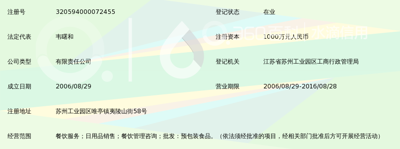 苏州工业园区科桥餐饮服务有限公司_360百科