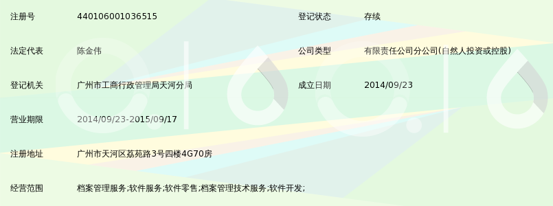 深圳市东方信腾数码技术有限公司广州分公司