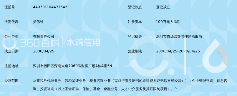 中汇信达(深圳)税务师事务所有限公司_360百科