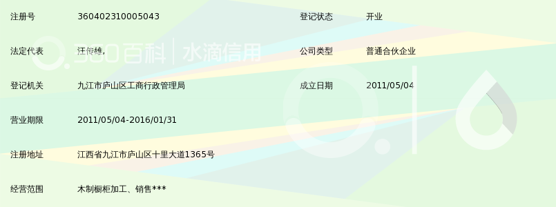九江市美佳橱柜加工厂