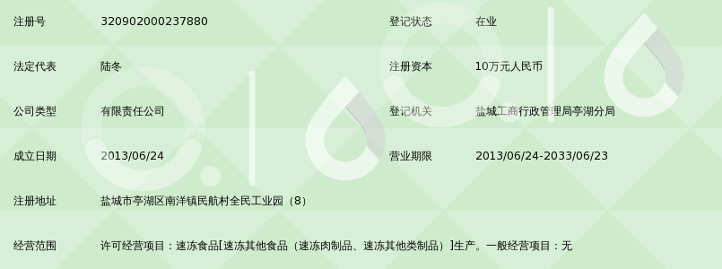 盐城市龙泽汇食品有限公司_360百科