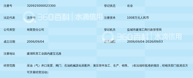盐城天华石油机械有限公司