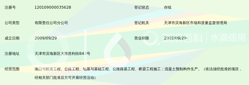 中国铁建港航局集团有限公司天津分公司_360