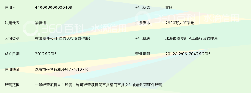 珠海横琴新区盛世股权投资基金管理有限公司