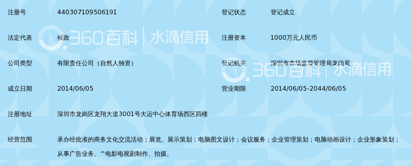 深圳米锐克娱乐演艺传媒有限公司_360百科