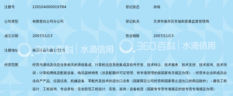 联通系统集成有限公司天津市分公司_360百科