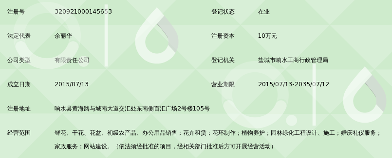 响水县森森爱鲜花有限公司_360百科