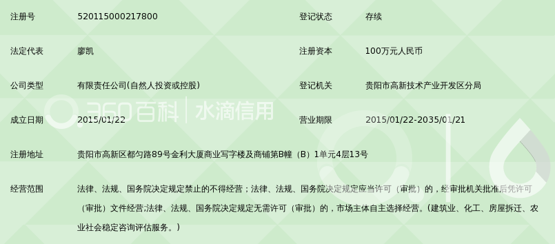 贵州黔和社会稳定风险评估咨询有限公司_360