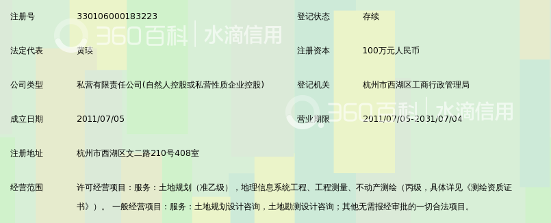 杭州天顶距土地勘测规划设计有限公司_360百