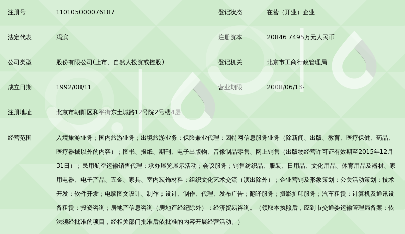 北京众信国际旅行社股份有限公司_360百科