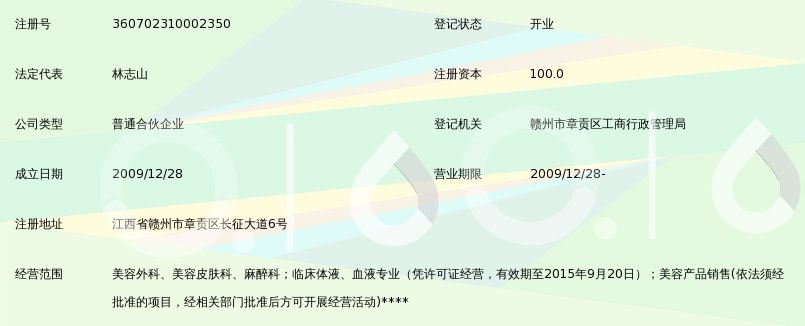 赣州韩美整形美容医院(普通合伙)