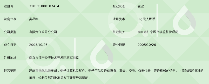 江苏东大金智信息系统有限公司南京系统设备分