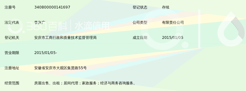 安庆市天缘房产经纪信息服务有限公司