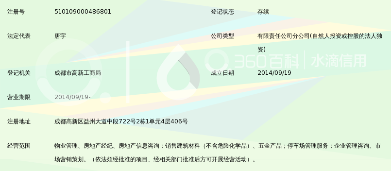 上海高地物业管理有限公司成都高新分公司