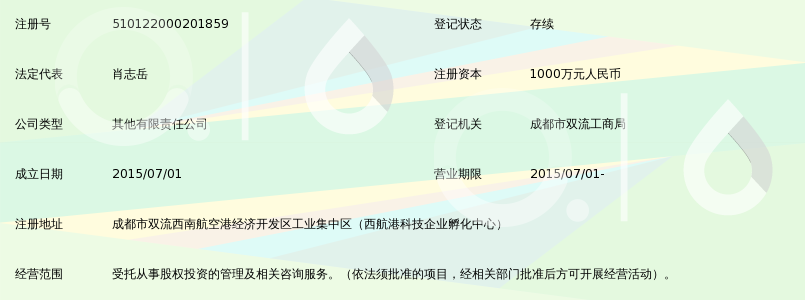 四川新城股权投资基金管理有限公司