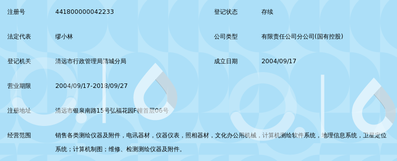广州南方测绘仪器有限公司清远分公司_360百