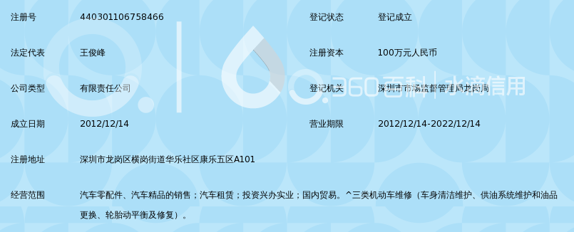 深圳市王子快车汽车服务有限公司_360百科