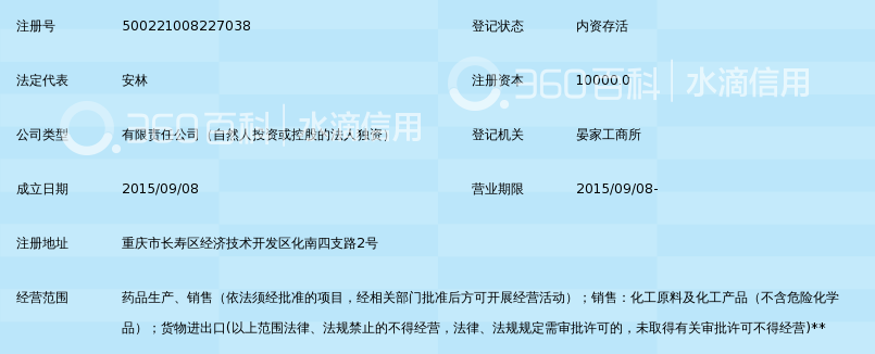 重庆莱美隆宇药业有限公司_360百科