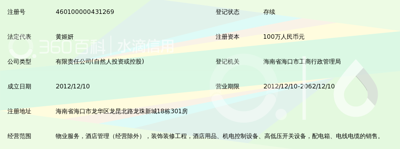 海口恒昌盛物业服务有限公司