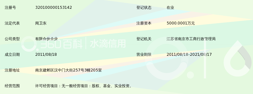 南京汇升投资中心(有限合伙)