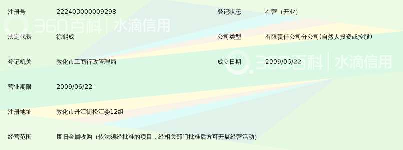 吉林松祺机械有限公司废旧金属第三收购站_3